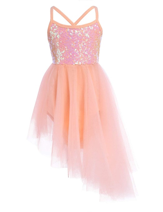 Peach Lyrical Lyrical costume for hire Costume Source