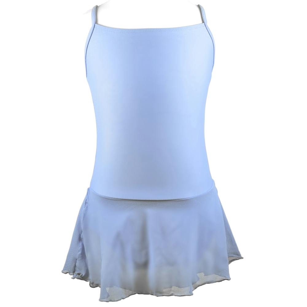 Skirted Leotard Blue Ballet costume for hire Costume Source