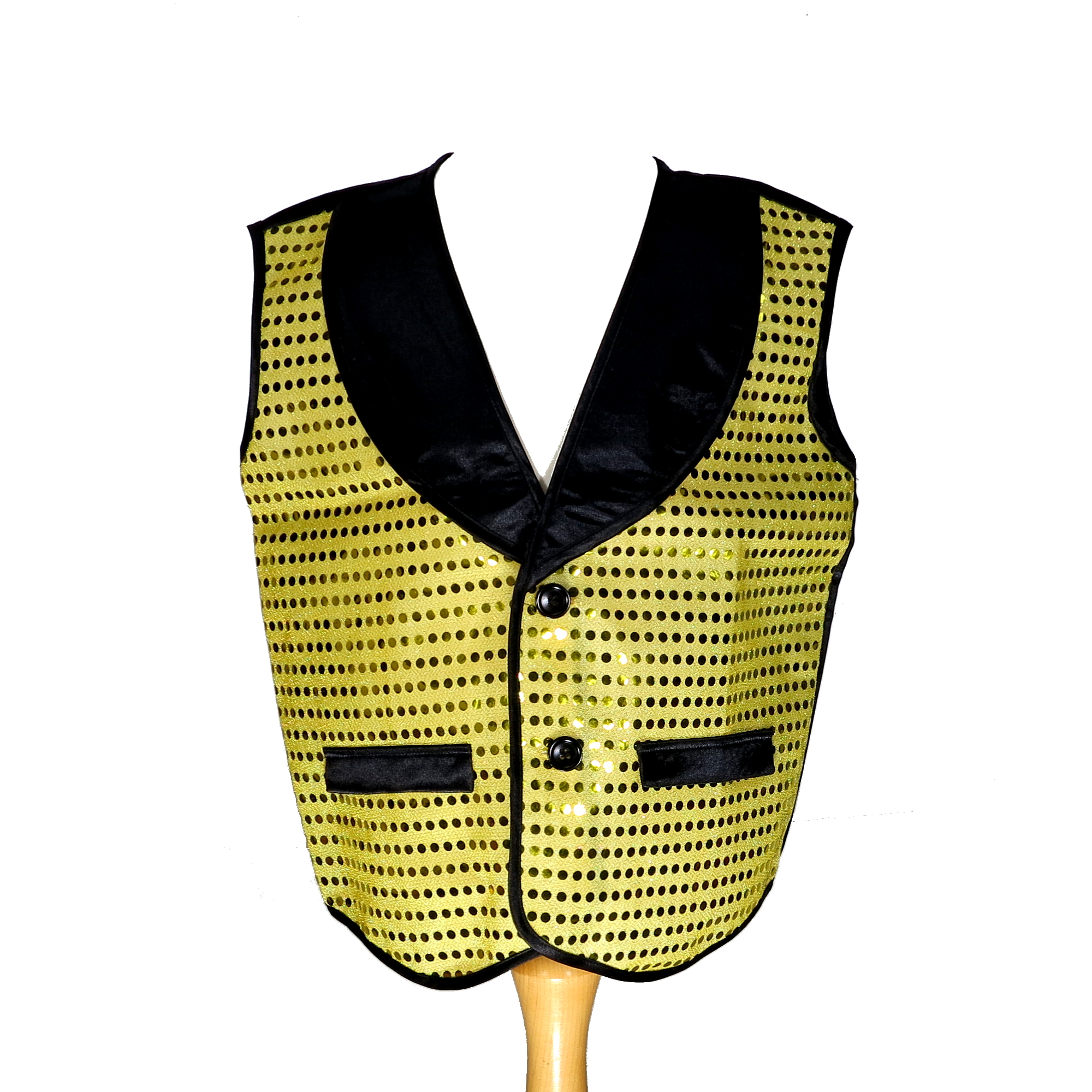 Hire Essential Gold Waistcoat from Costume Source Yellow and Gold